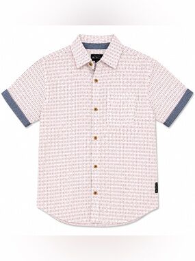 👕 Ben Sherman Kids Short Sleeve Button Down | Size 7 | NWT